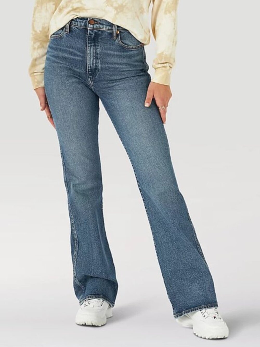 Westward 626 High Rise Bootcut Forget Me Not (Sz 27 34" Inseam)